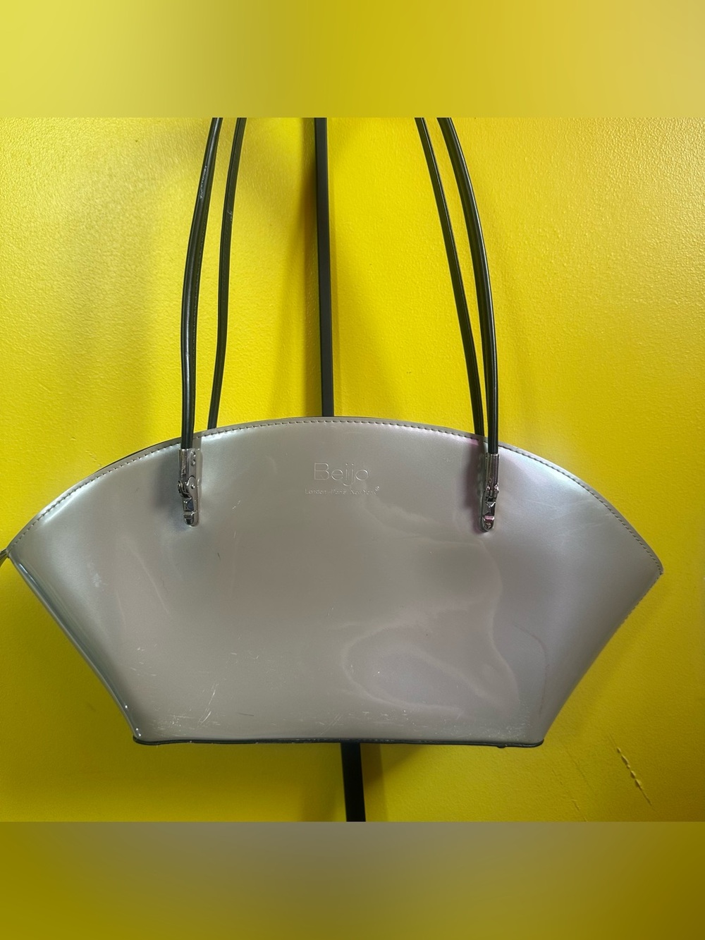Vintage Beijo Women's “Over The Moon” Patent Leather Hand Bag